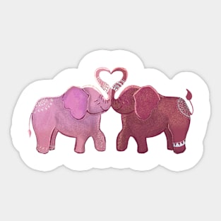 Elephant Lover design Sticker